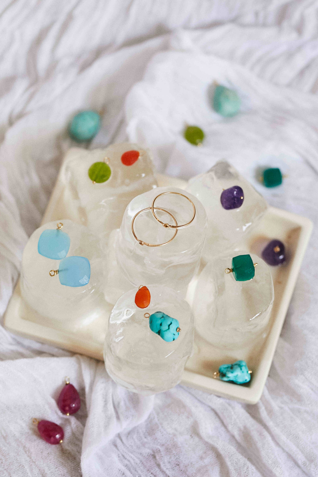 Pendientes aros de oro de 18 quilates Adalia Concept