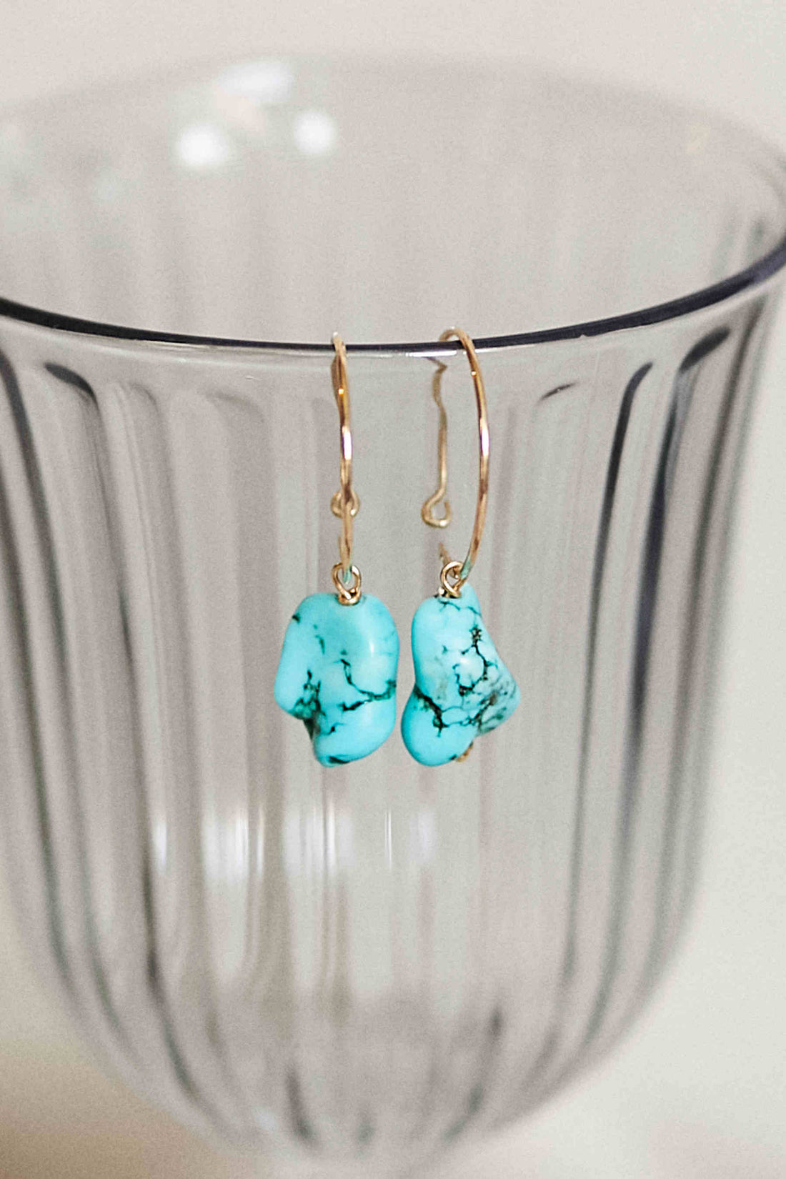 Pendientes oval green de Adalia Concept oro de 18 quilates
