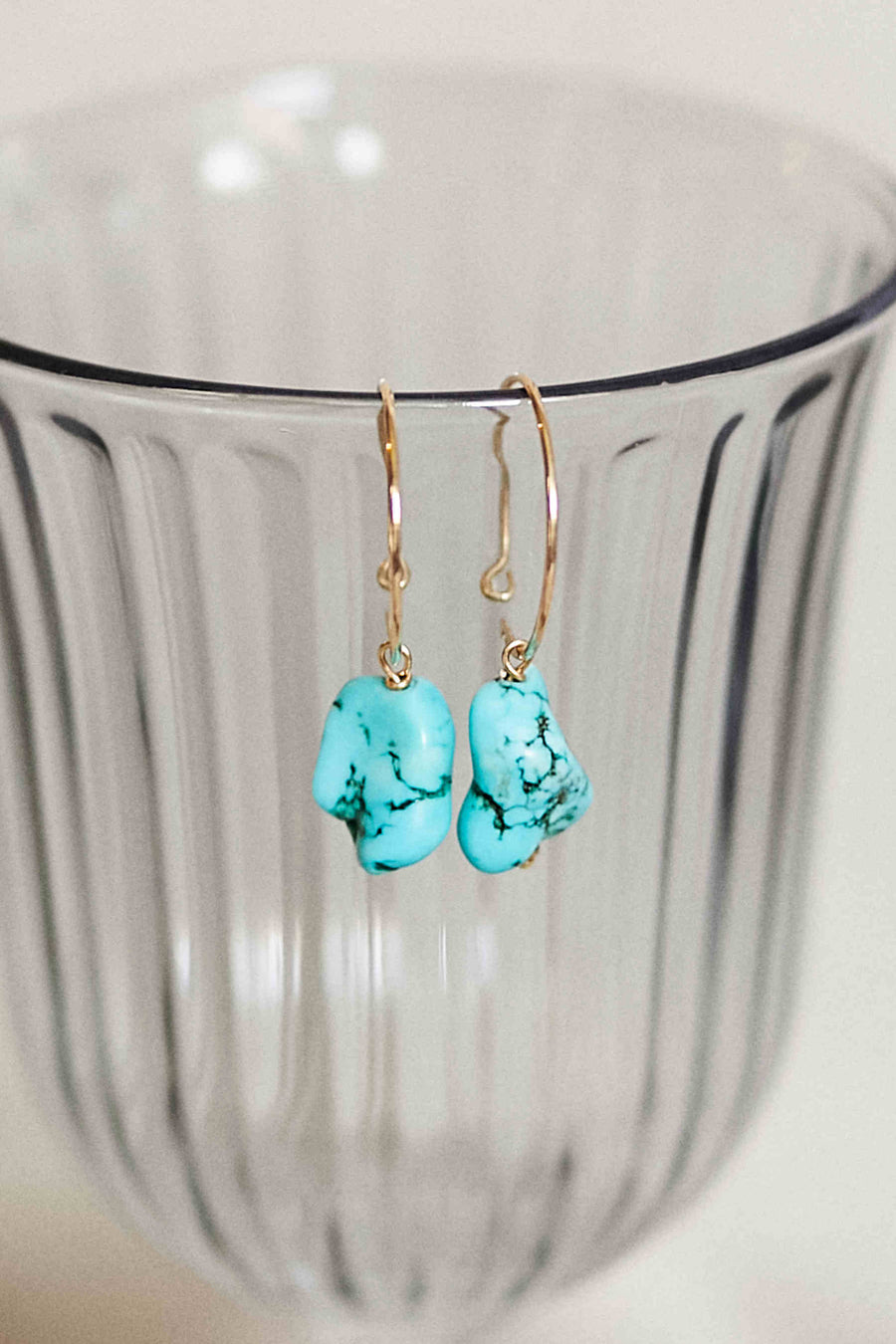 Pendientes oval green de Adalia Concept oro de 18 quilates