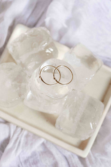Pendientes aros de oro de 18 quilates Adalia Concept