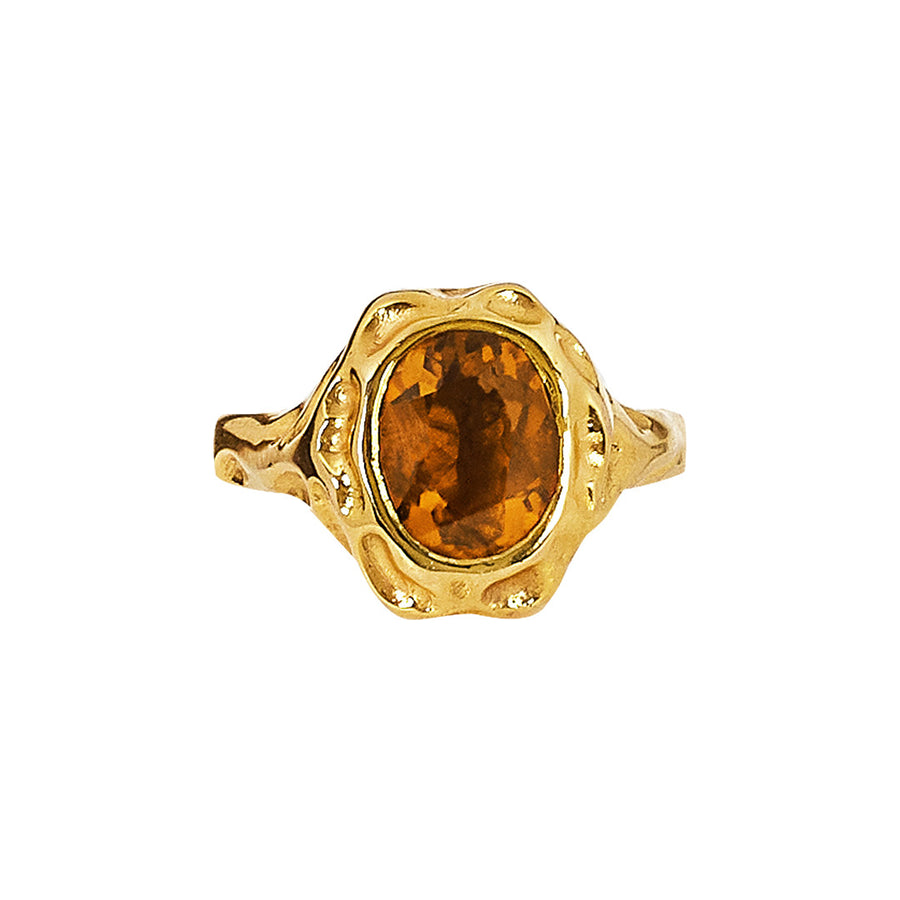 Anillo Matira Adalia Concept Citrino Plata
