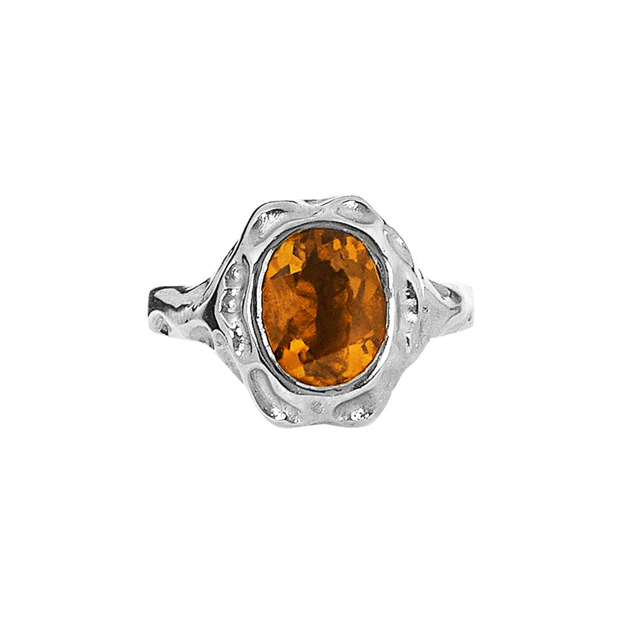 Anillo Matira Adalia Concept Citrino Plata