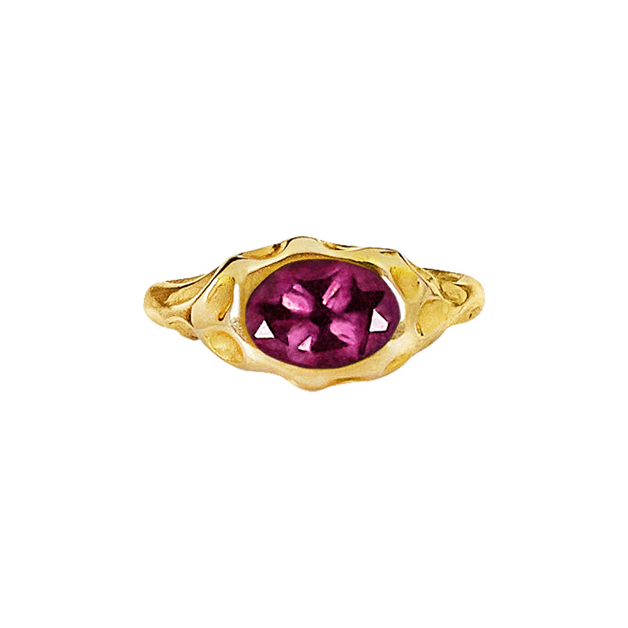 Anillo Matira Adalia Concept Topacio Rosa Plata