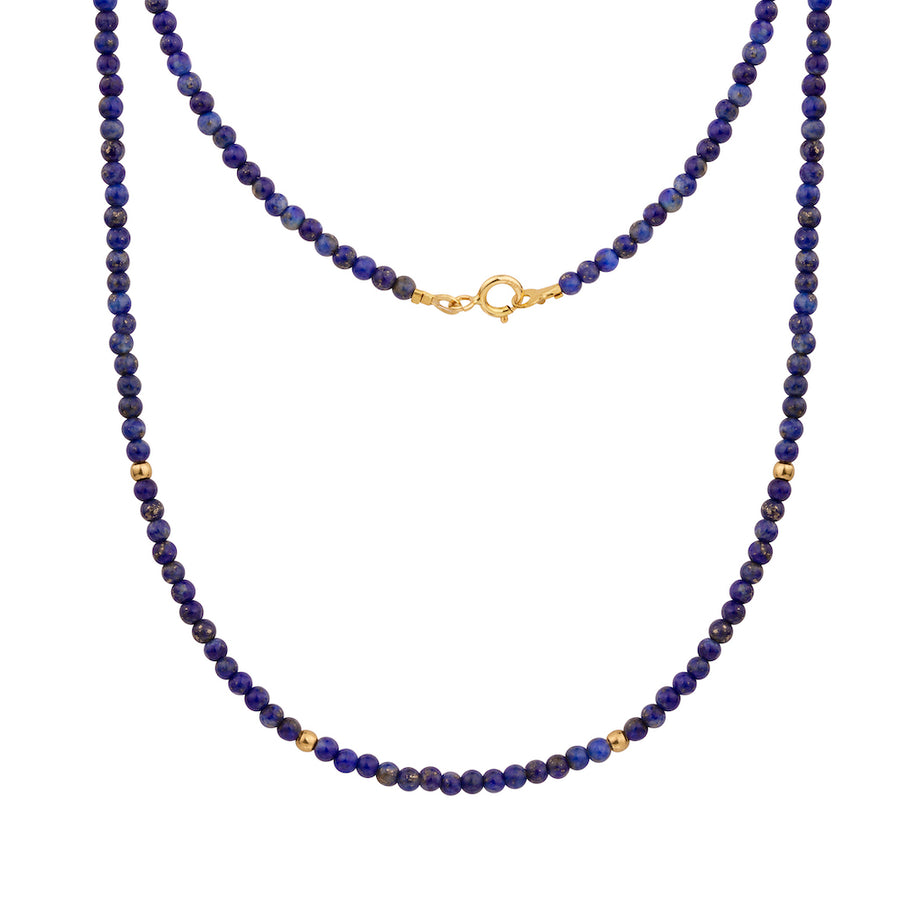 Cadena Lapislázuli Adalia oro 18 quilates