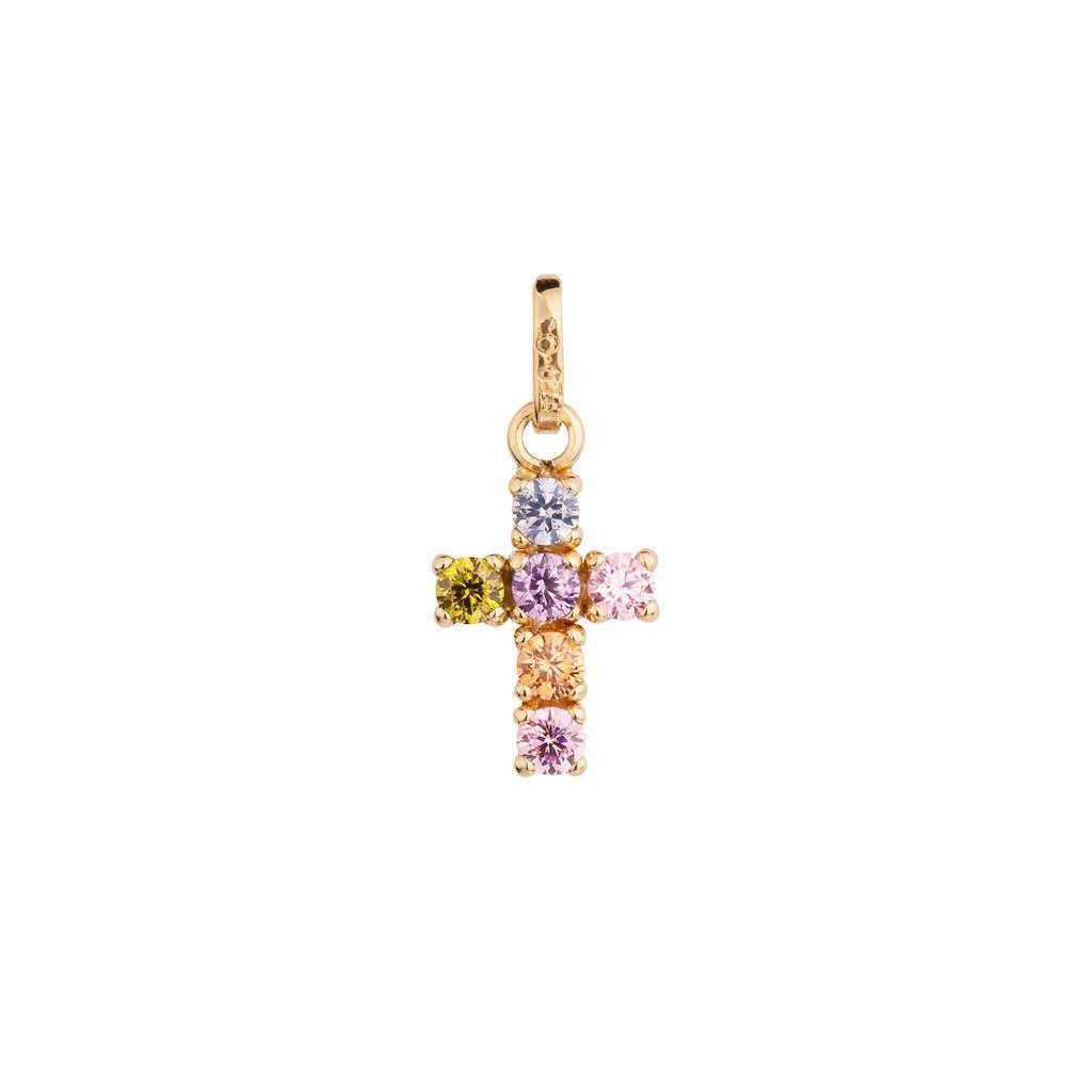 Colgante Adalia Rainbow Oro 18 quilates